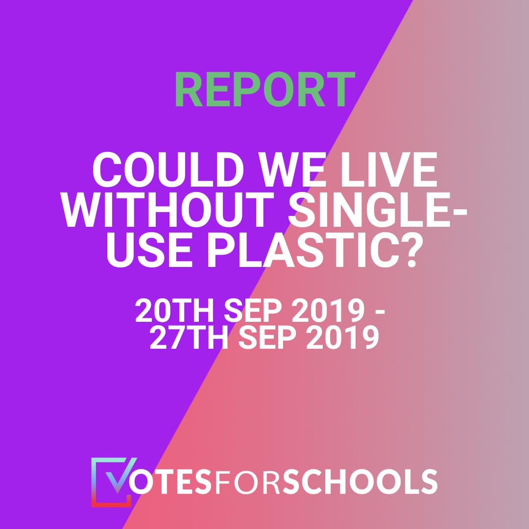 34,192 students voted on if we could live without single-use plastic