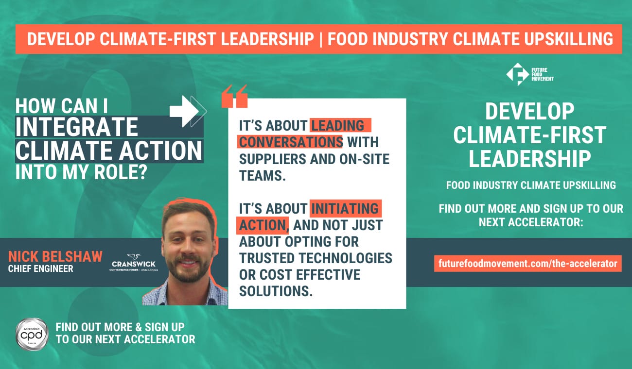 Nick integrates climate action into his role with the Accelerator: join now