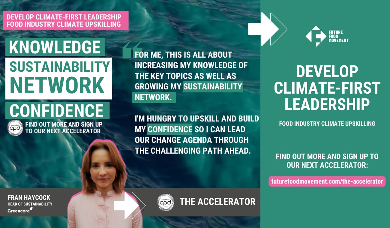 Fran builds her sustainability knowledge, confidence and network with the Accelerator