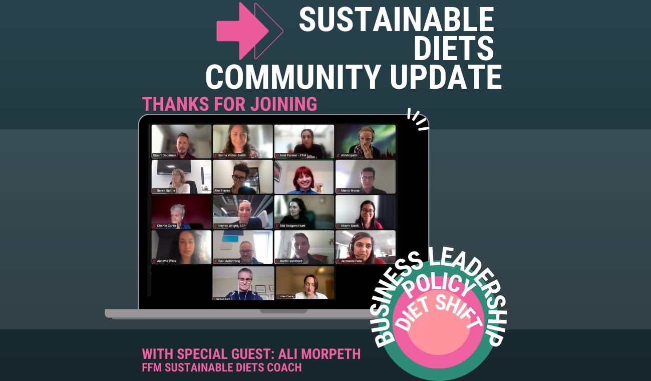 Sustainable Diets Special – October Community Meet-up