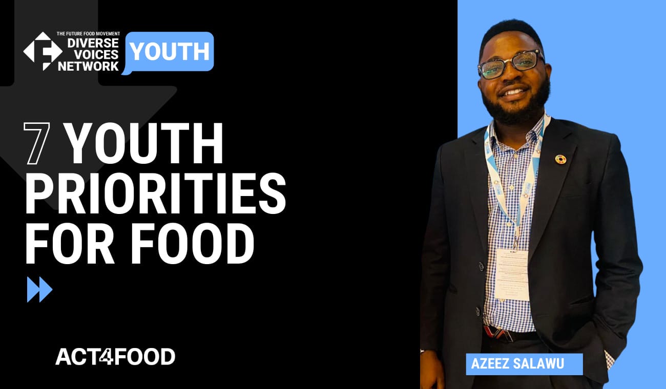 Insights from the UN Food Systems Summit Stocktaking Moment- A Youth Perspective